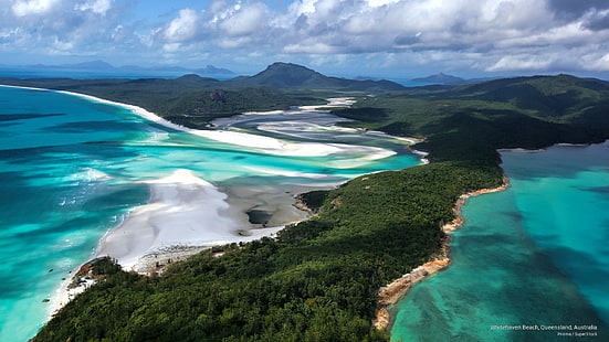 Whitehaven Beach, Queensland, Australia, Oceania, Sfondo HD HD wallpaper