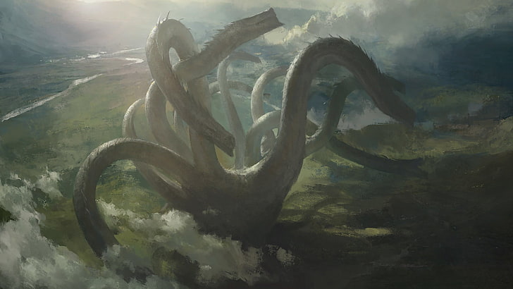 fantasy Art, Hydra, Mazert Young, HD wallpaper