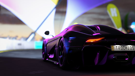 Forza Games, forza horizon 3, Koenigsegg Regera, кола, Hypercar, висока скорост, видео игри, HD тапет HD wallpaper