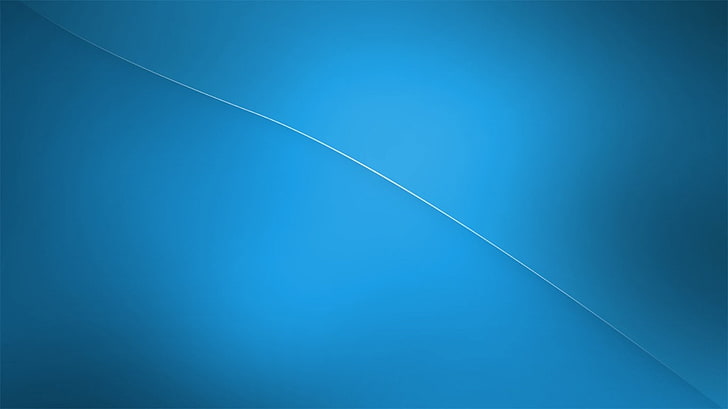 青、シンプルな背景、線、グラデーション、 HDデスクトップの壁紙