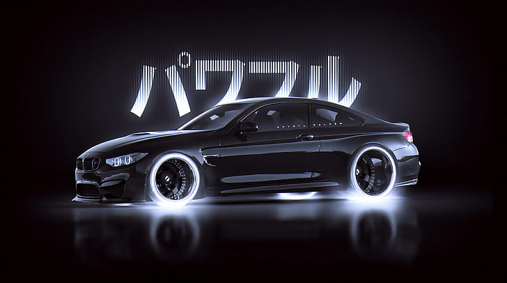 Khyzyl Saleem, coche, render, Fondo de pantalla HD
