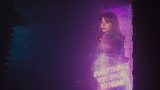 Blade Runner 2049, Ana de Armas, Neon, Filme, HD-Hintergrundbild HD wallpaper