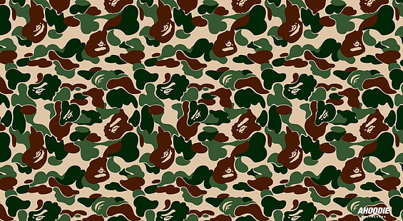 Bape Camo, Aero, Patterns, camouflage, HD wallpaper HD wallpaper
