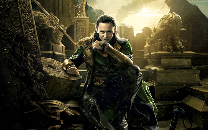 Marvel, Thor: Ragnarok, Tom Hiddleston, Loki, най-добри филми, HD тапет