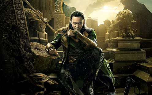 Marvel, Thor: Ragnarok, Tom Hiddleston, Loki, bästa filmer, HD tapet HD wallpaper