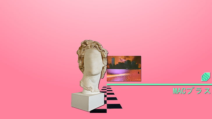 Shoppe floral, Macintosh, onda de vapor, Fondo de pantalla HD