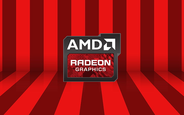 AMD, varumärke, färgglada, ljusa, HD tapet
