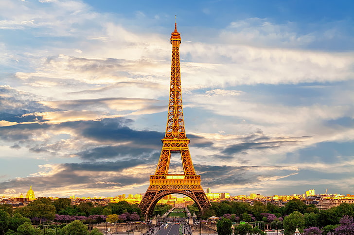 برج إيفل ، لندن ، برج إيفل ، باريس ، فرنسا ، مكان العرض، خلفية HD