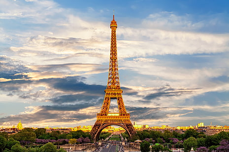 Eiffel Tower, London, eiffel tower, paris, france, showplace, HD wallpaper HD wallpaper