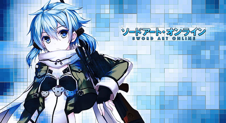 Ilustração do personagem Sword Art Online, Sword Art Online, Asada Shino, HD papel de parede