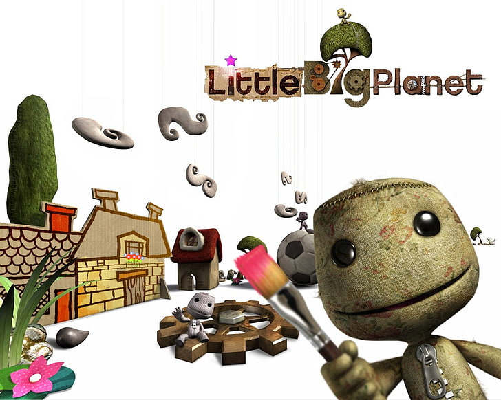 Papier peint numérique Little Big Planet, LittleBigPlanet, Fond d'écran HD