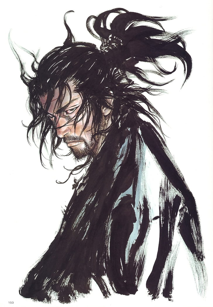 Miyamoto Musashi, samurai, Sfondo HD, sfondo telefono