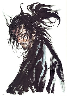 Miyamoto Musashi, samurai, Fondo de pantalla HD HD wallpaper