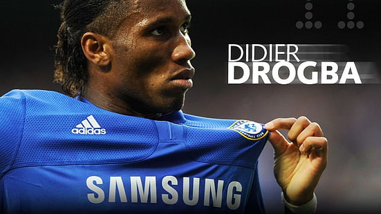 Didier Drogba, Chelsea, Drogba, Didier Drogba, Sfondo HD HD wallpaper