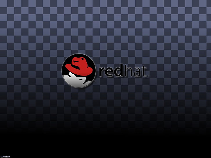 Logo Redhat, Linux, Red Hat, Tapety HD
