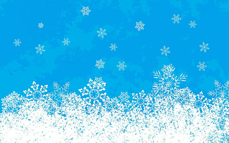 modelos feliz llamado protector de pantalla de navidad vector evento cosas llamadas imágenes, papel de pared de copos de nieve blanca y azul, feliz navidad, navidad, vector, Fondo de pantalla HD