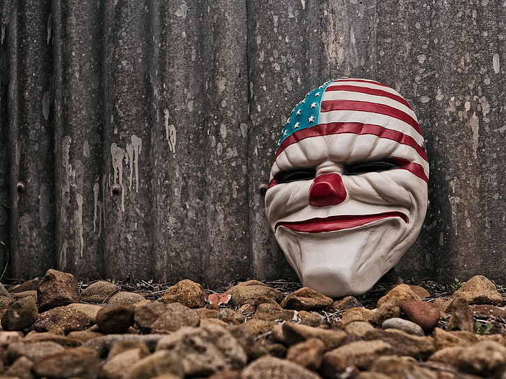 Payday, Payday 2, Clown, Mask, HD wallpaper