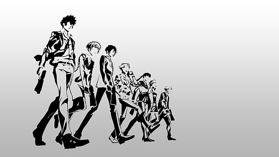 Anime, Psycho-Pass, Akane Tsunemori, Nobuchika Ginoza, Shinya Kogami, วอลล์เปเปอร์ HD HD wallpaper
