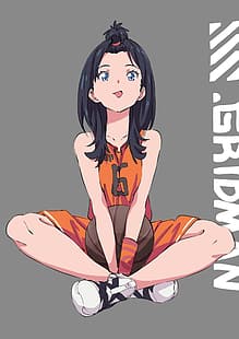 SSSS.GRIDMAN, anime, anime dziewczyny, Takarada Rikka, Tapety HD HD wallpaper