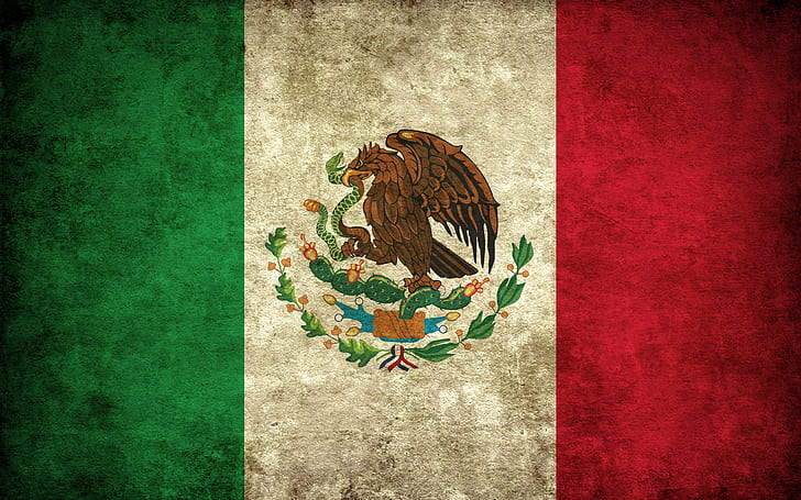 Флаг Мексики HD, мир, путешествия, путешествия и мир, флаг, Мексика, HD обои
