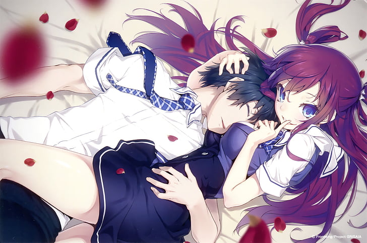 Anime, Grisaia (Series), Amane Suou, Yuuji Kazami, HD wallpaper