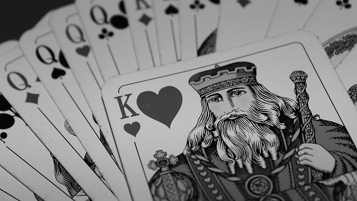 bermain kartu, bermain kartu, raja, Wallpaper HD