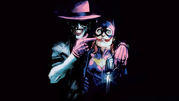 DC Comics, Joker, Batgirl, Wallpaper HD