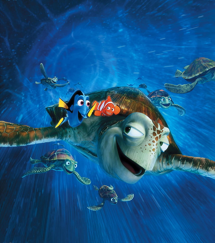 Menemukan Nemo, Disney, film, ikan, Wallpaper HD, wallpaper seluler