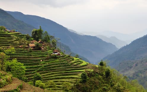 Nepal, Annapurna, HD-Hintergrundbild HD wallpaper