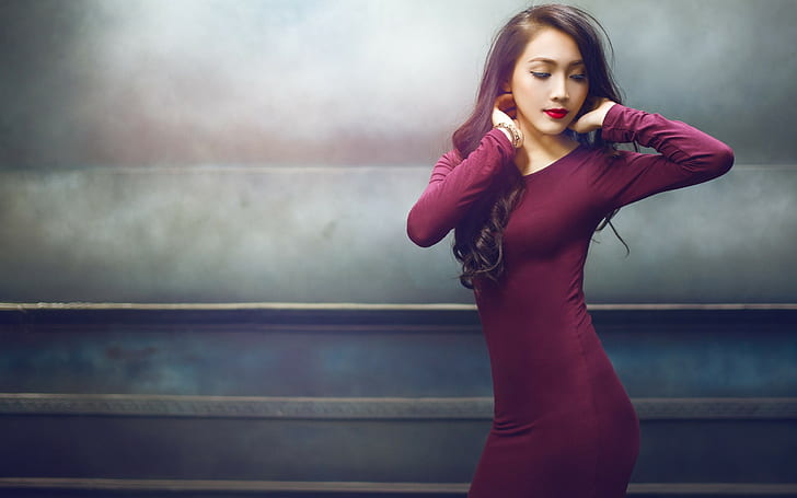 women, model, Asian, HD wallpaper