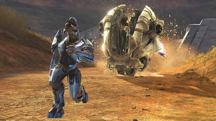 Ilustración del personaje del juego, Halo, ciencia ficción, videojuegos, Halo 3, Fondo de pantalla HD
