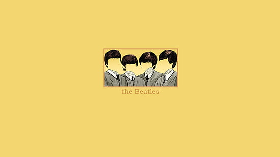 Les Beatles illustration, musique, sol, John, George, les Beatles, Ringo, Fond d'écran HD HD wallpaper