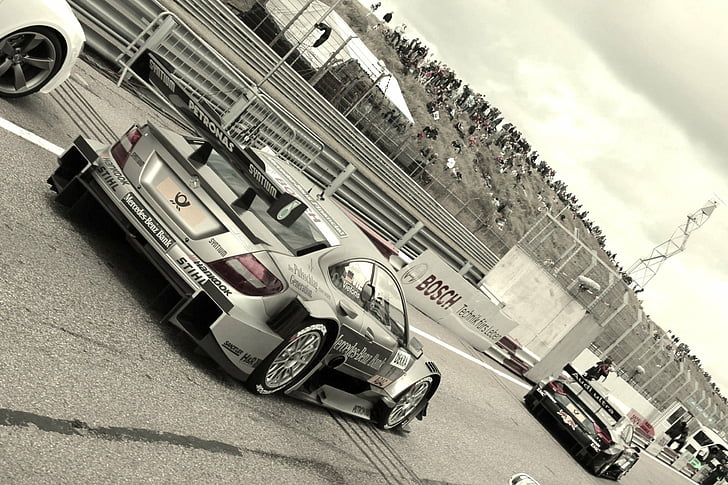 Racing, Audi, DTM, Mercedes, Motorsport, Race Track, Sfondo HD