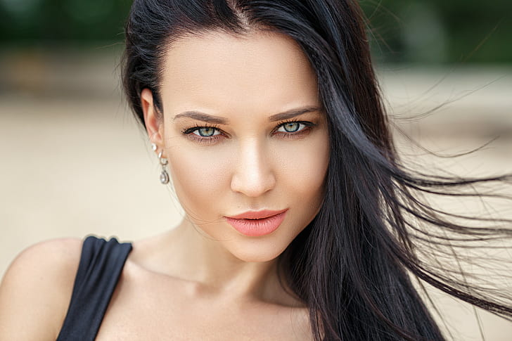 ภาพบุคคลใบหน้า Angelina Petrova ผู้หญิง, วอลล์เปเปอร์ HD