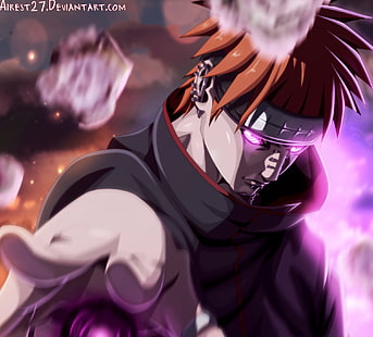 Naruto, Akatsuki (Naruto), Schmerz (Naruto), Yahiko (Naruto), HD-Hintergrundbild HD wallpaper