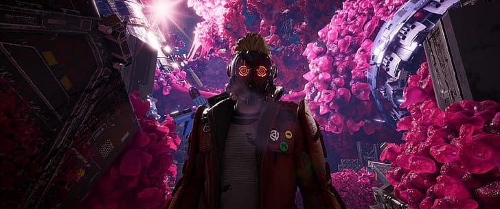 Star-Lord, Peter Quill, Guardians of the Galaxy (Game), ultrawide, HD wallpaper