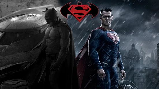 Batman vs Superman Fan Art, superman vs batman poster, superman, batman, HD wallpaper HD wallpaper