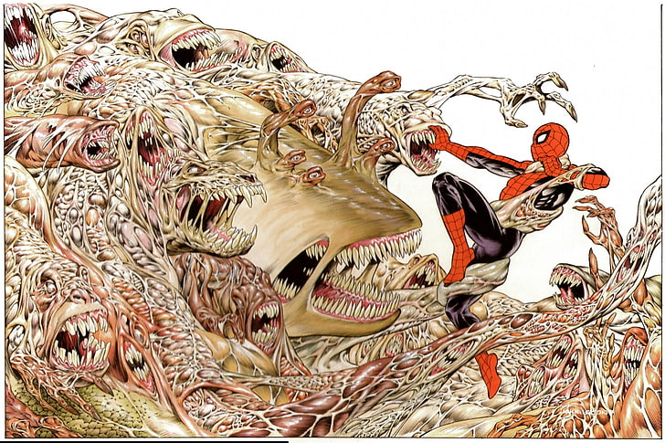 Marvel Spider-Man dan wallpaper digital penjahat, Spiderman Noir, Wallpaper HD