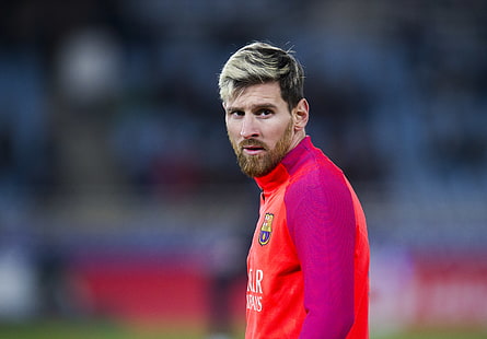 4K, FC Barcelona, ​​Lionel Messi, HD tapet HD wallpaper