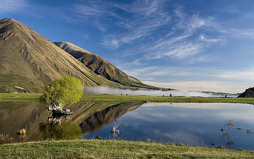 Lago Tranquilo, Lago, Natureza, Arvores, Agua, Natur und Landschaften, HD-Hintergrundbild HD wallpaper