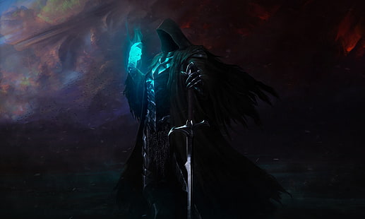 Il Signore degli Anelli, Nazgûl, fantasy art, dark, Sfondo HD HD wallpaper