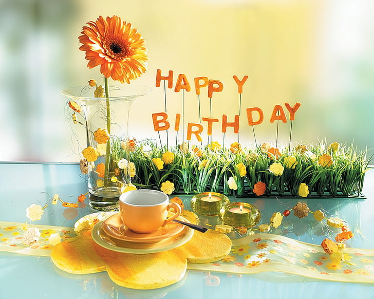 urodziny, świeczka, kolorowe, wszystkiego najlepszego z okazji urodzin, impreza, Tapety HD