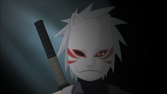ANBU, Hatake Kakashi, maschera, Naruto Shippuuden, anime, Sfondo HD HD wallpaper