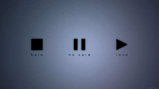 älskar minimalistisk musik hatar bakgrunder media 1920x1080 Underhållning Musik HD Art, Kärlek, minimalistisk, HD tapet HD wallpaper