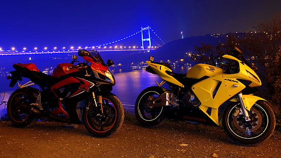 мосты стамбул мотоциклы honda cbr600rr gsxr 1920x1080 Мотоциклы Honda HD Art, мосты, Стамбул, HD обои HD wallpaper
