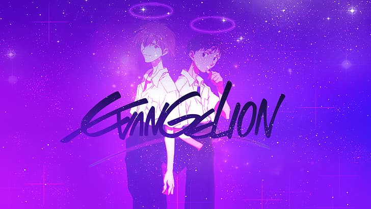 Neon Genesis Evangelion, Ikari Shinji, Nagisa Kaworu, HD wallpaper