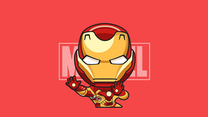 Iron Man, Chibi, Marvel Comics, Fond d'écran HD