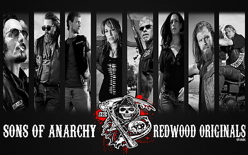 anarchia, motocyklista, zbrodnia, dramat, serial, synowie, thriller, Tapety HD HD wallpaper