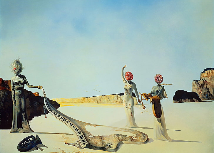Surrealismo, imagen, Salvador Dali, tres jóvenes surrealistas, Fondo de  pantalla HD | Wallpaperbetter