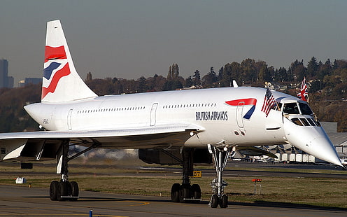 Flugzeuge, Concorde, Jets, Fahrzeug, HD-Hintergrundbild HD wallpaper